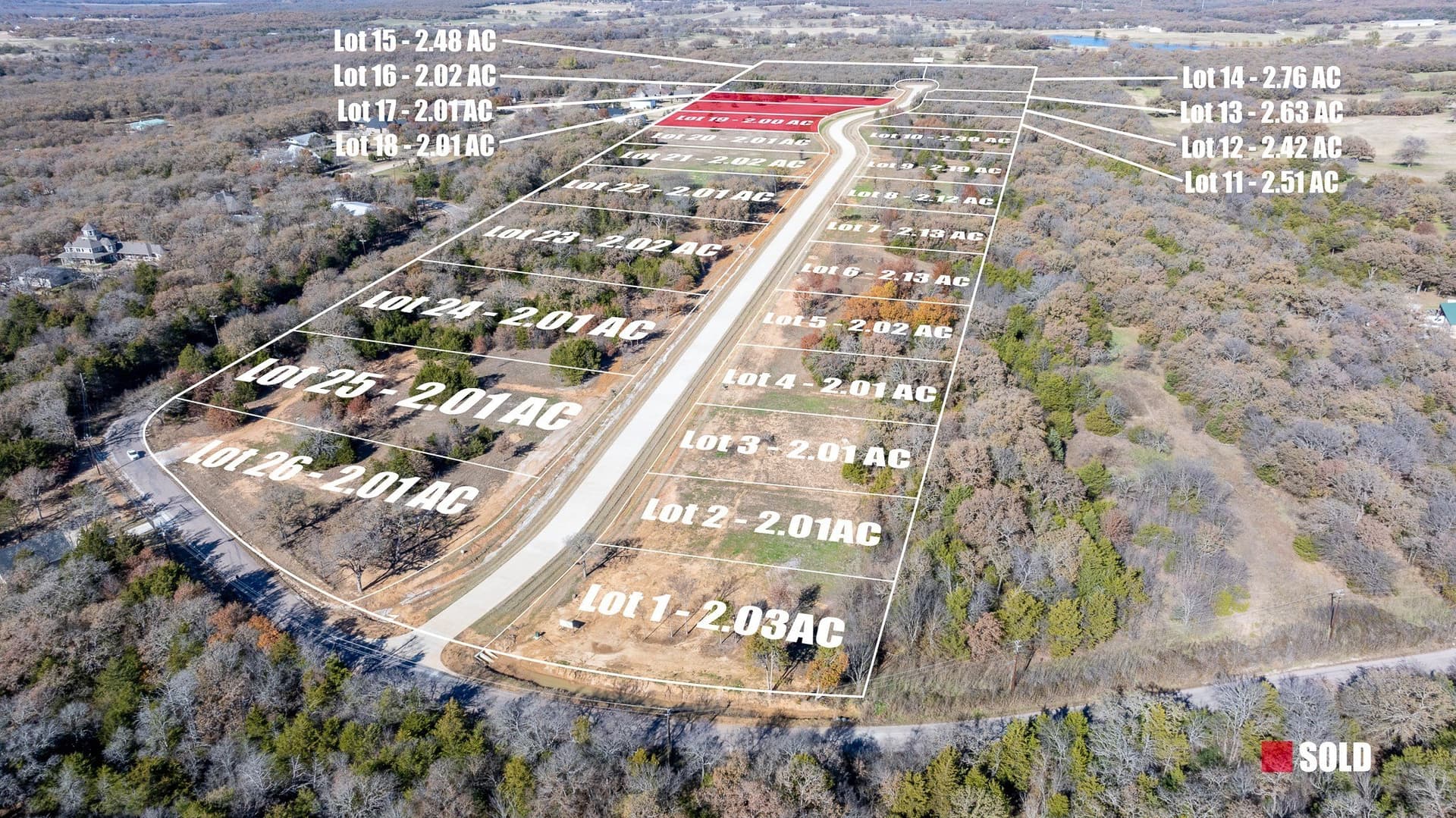 2.12 acres in Cooke County