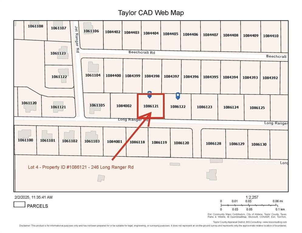 0.52 acres in Taylor County
