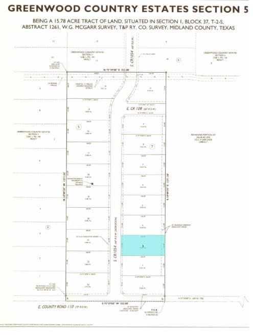 0.63 acres in Midland County