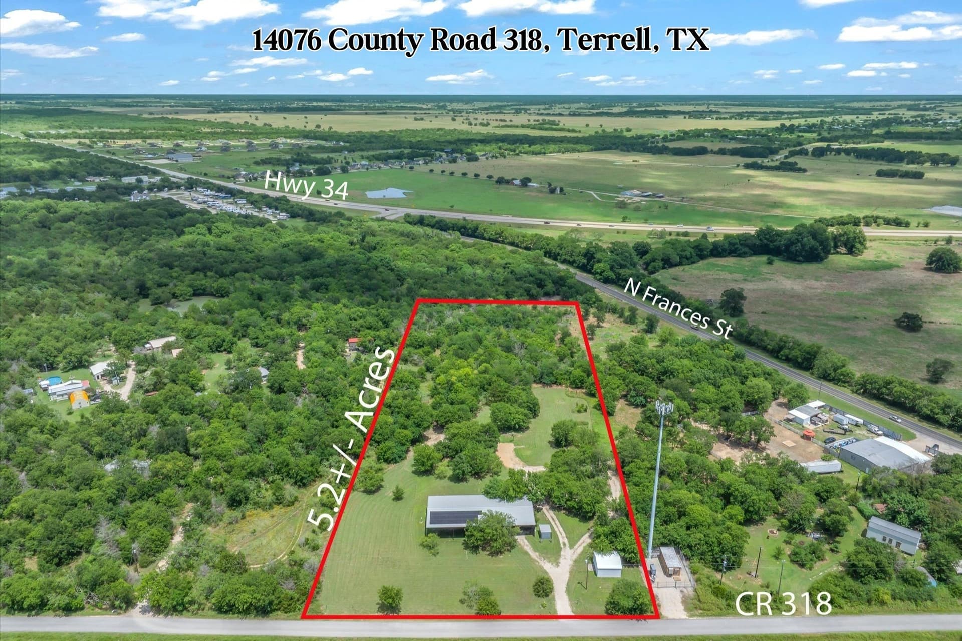 5.2 acres in Kaufman County