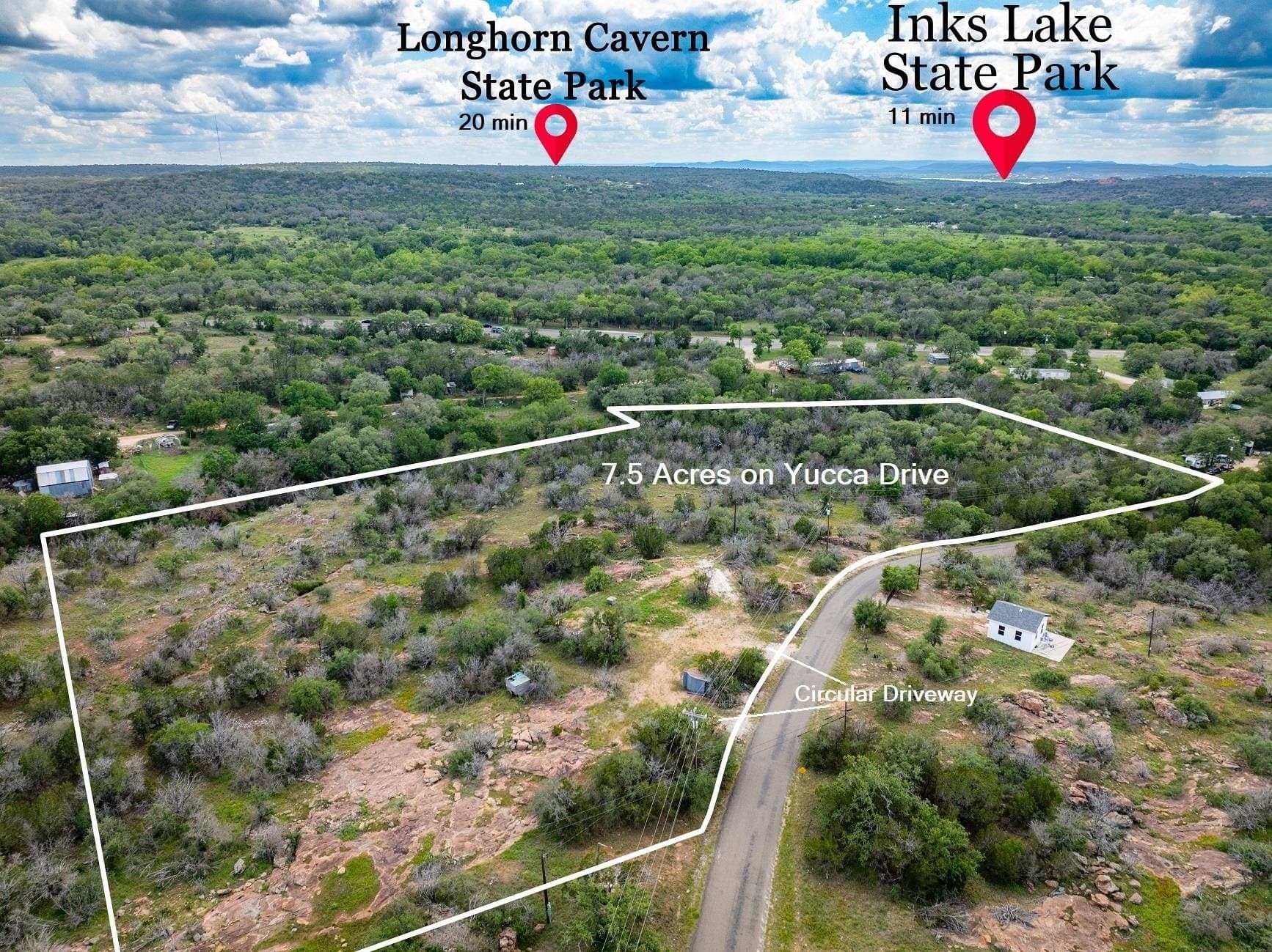 7.55 acres in Burnet County featured view