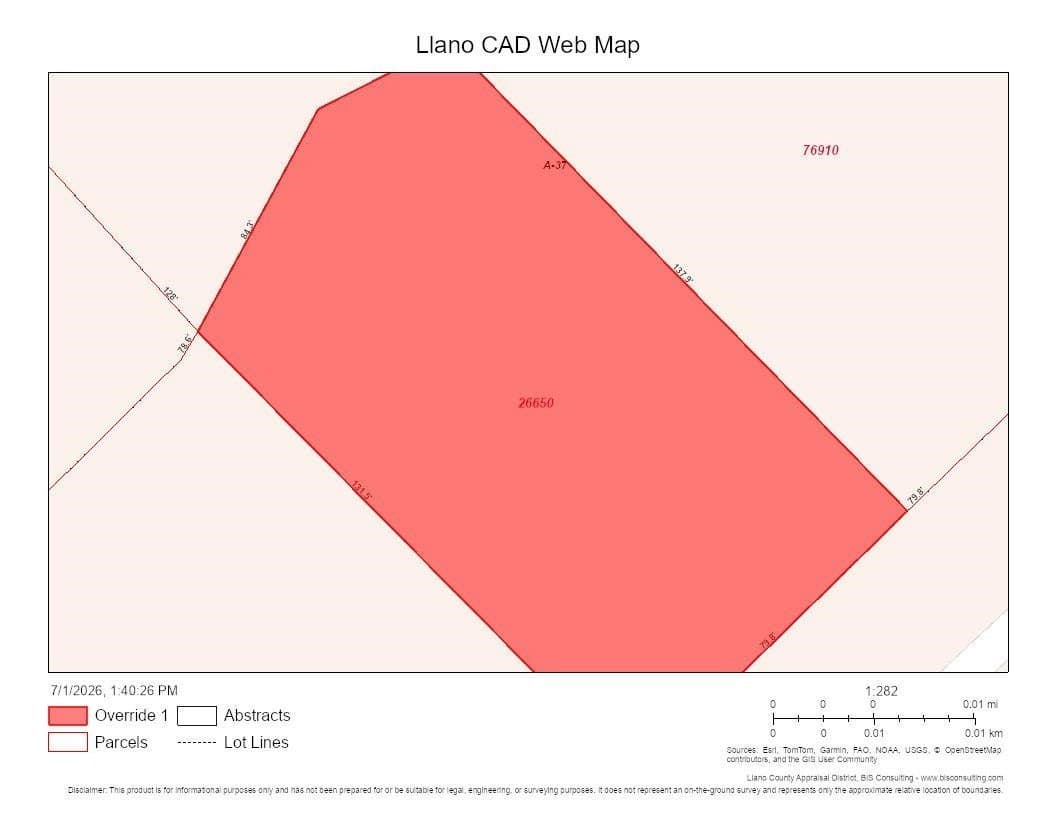0.25 acres in Llano County featured view