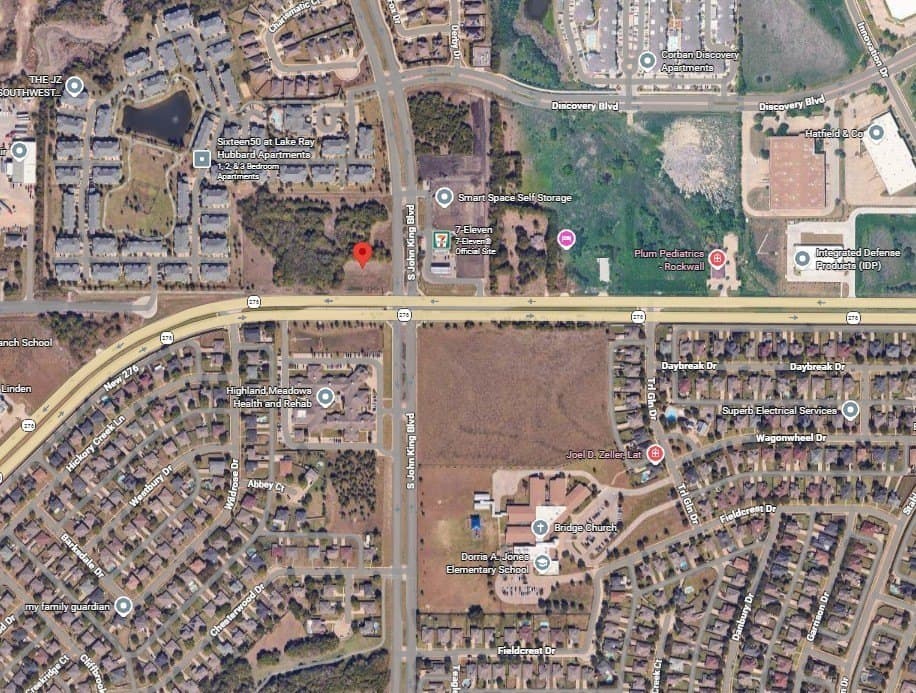 6.29 acres in Rockwall County