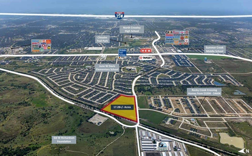 17.28 acres in Tarrant County
