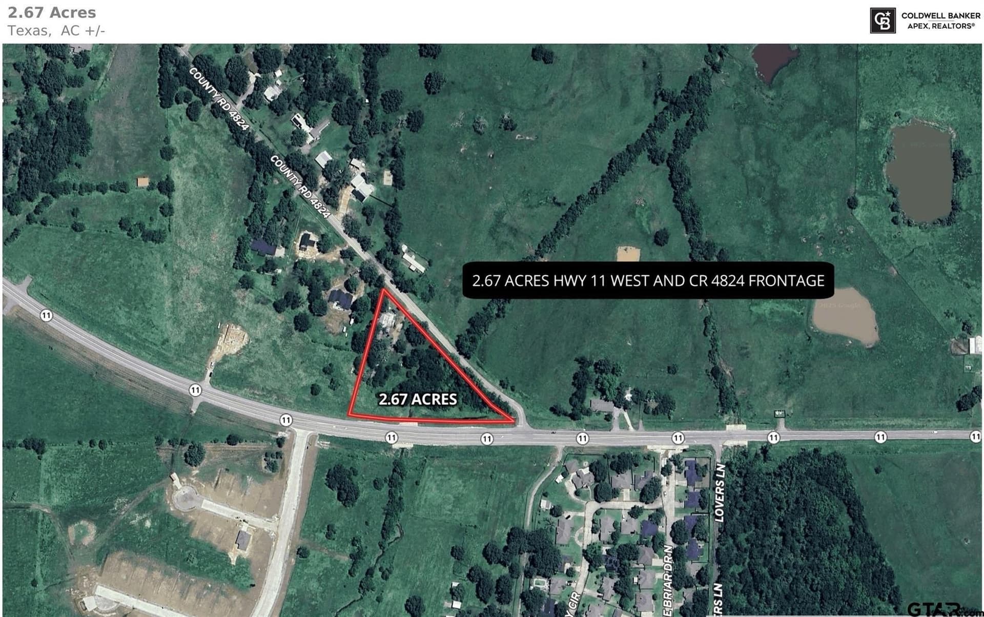 2.67 acres in Hopkins County