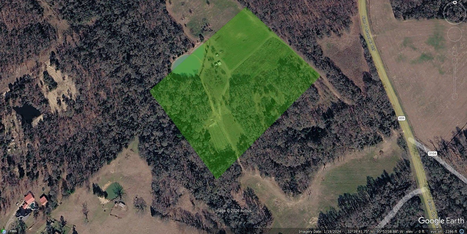 17.53 acres in Van Zandt County