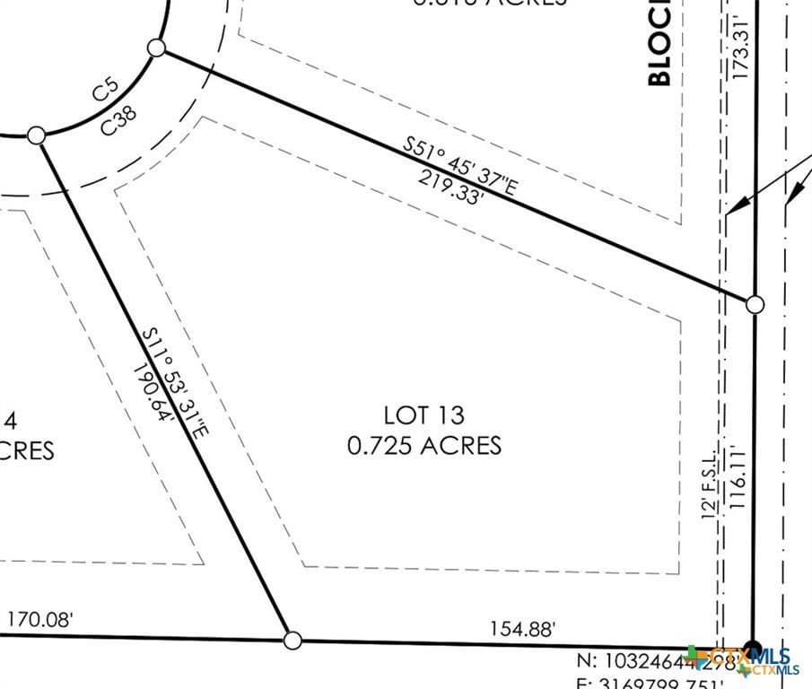 0.73 acres in Bell County
