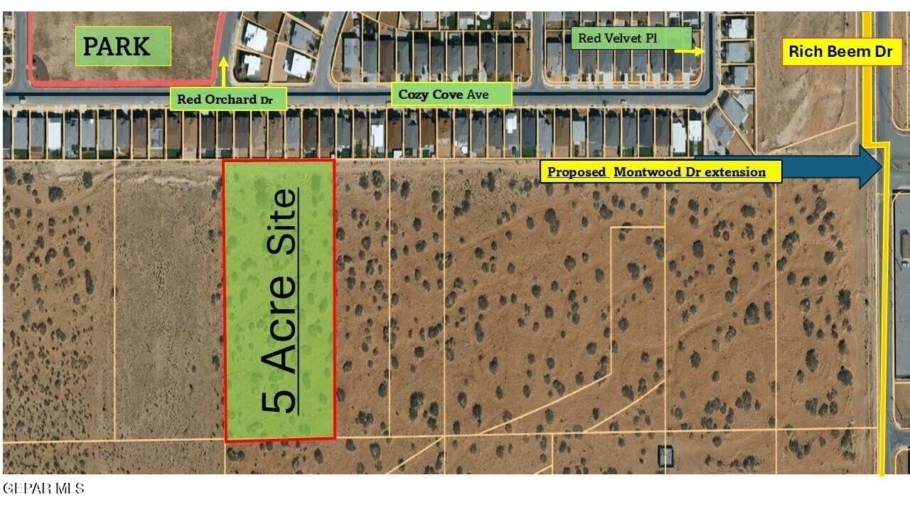 5 acres in El Paso County