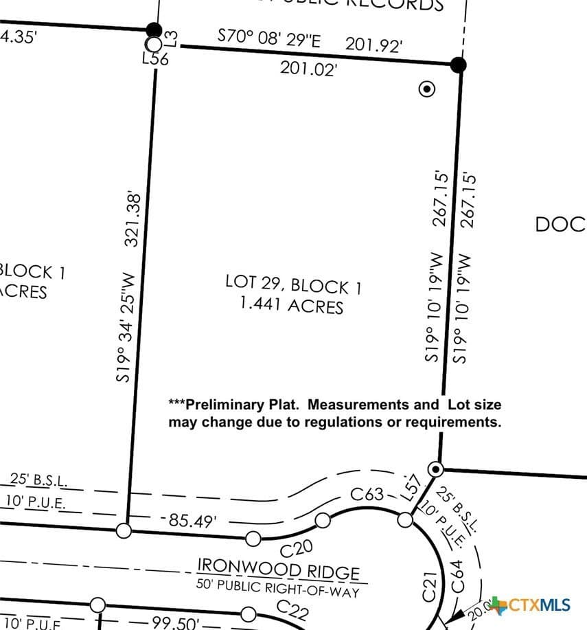 1.44 acres in Bell County featured view