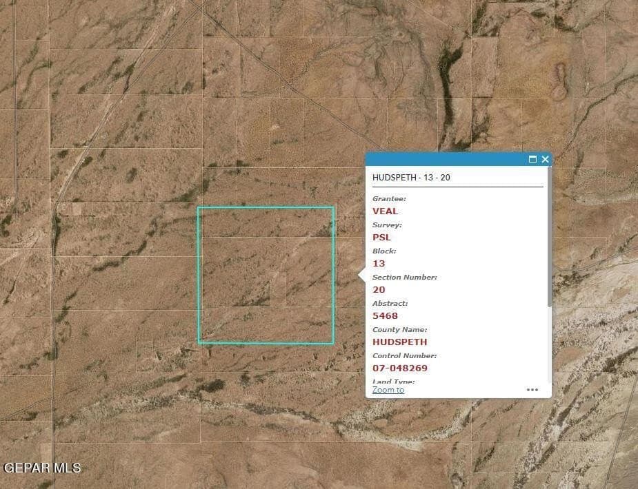 20 acres in Hudspeth County