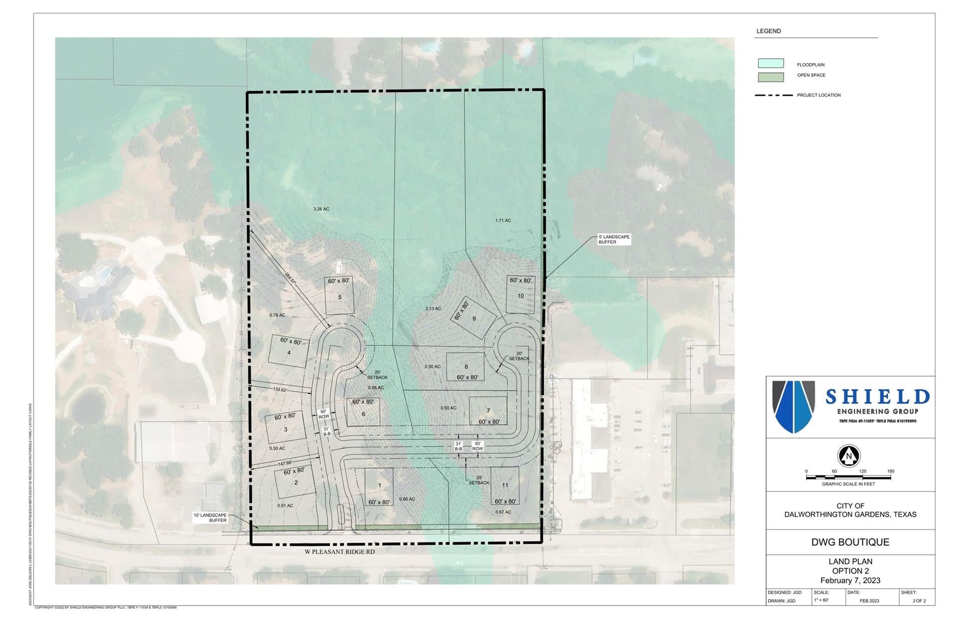 3.26 acres in Tarrant County