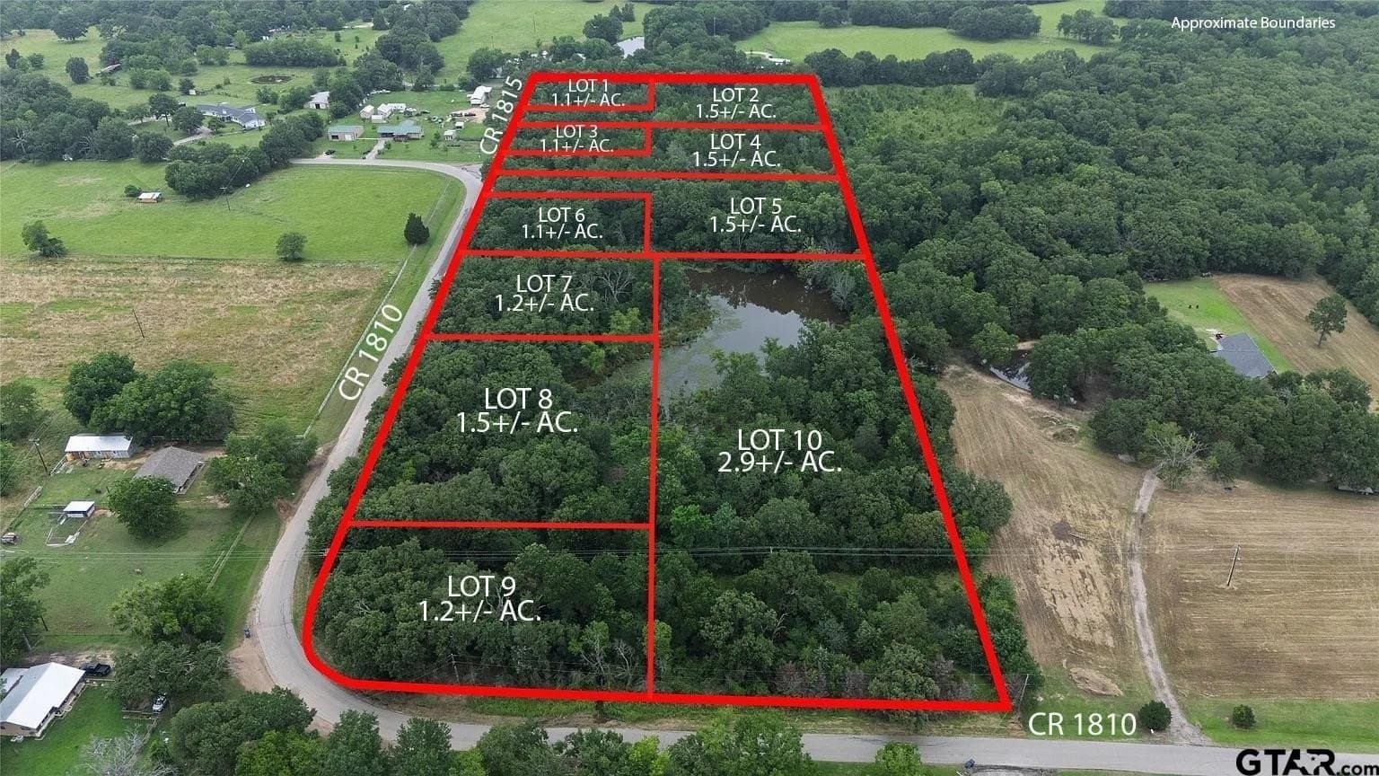 1.1 acres in Van Zandt County