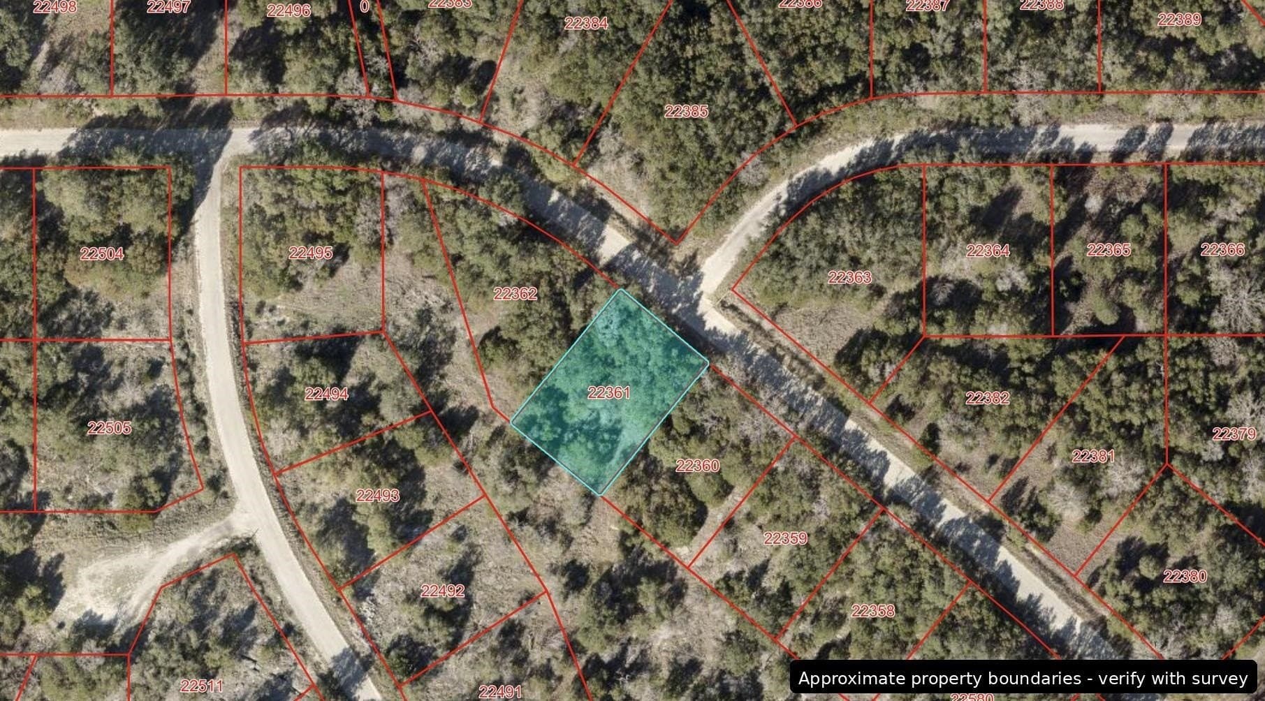 0.22 acres in Burnet County