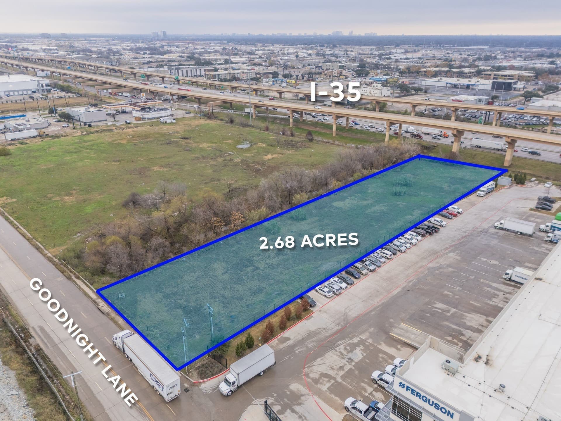 2.68 acres in Dallas County