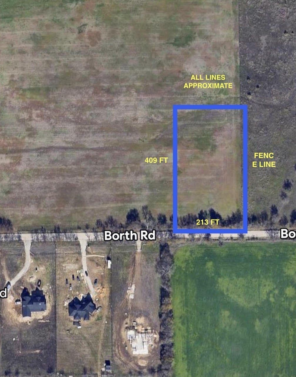 1.85 acres in Denton County