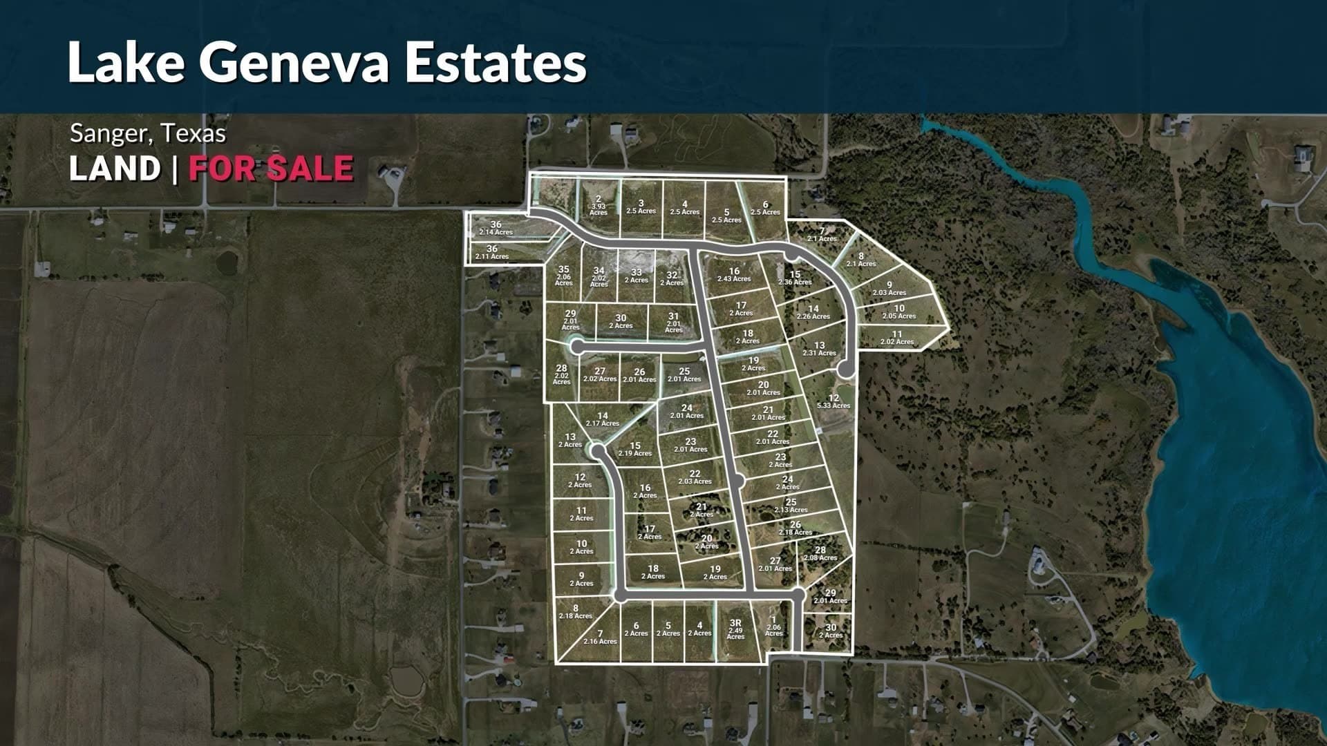 2 acres in Denton County