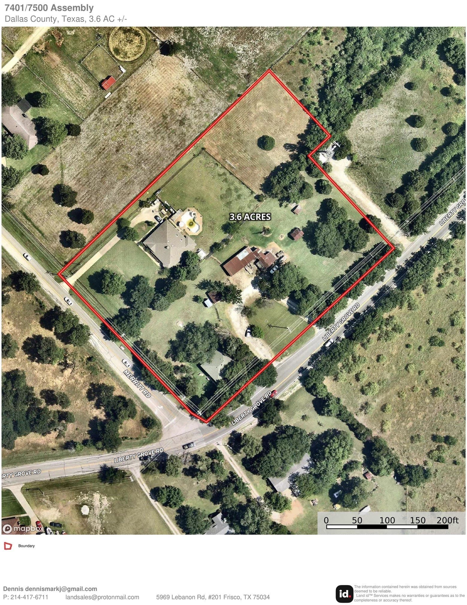 2 acres in Dallas County