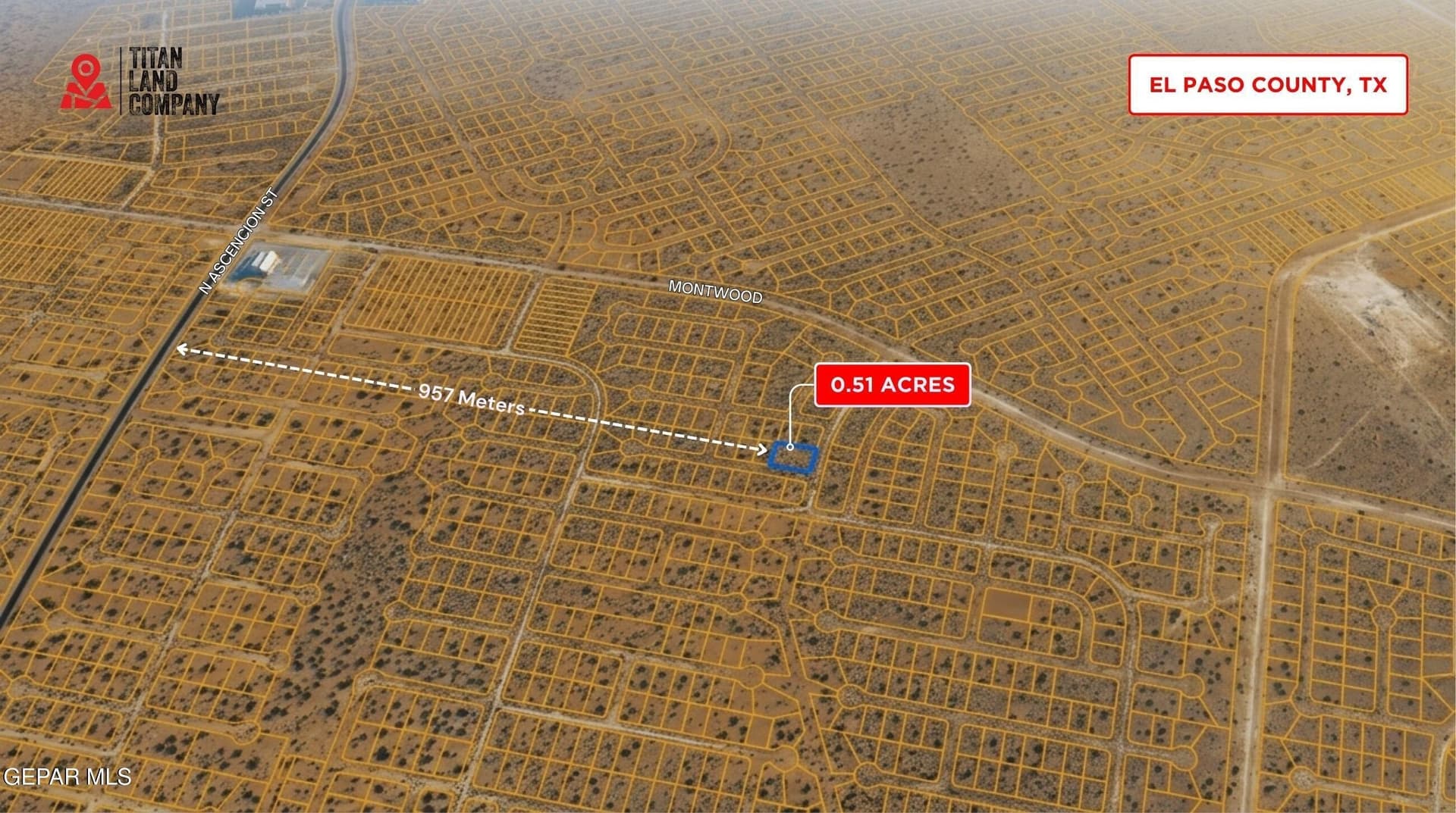0.51 acres in El Paso County