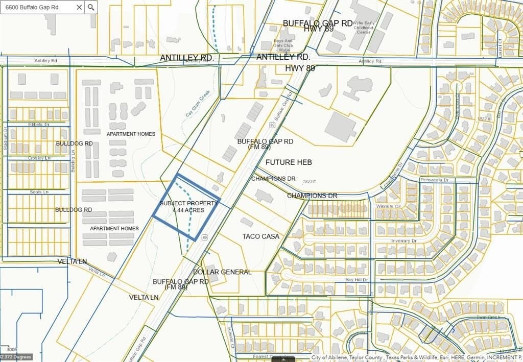 4.44 acres in Taylor County