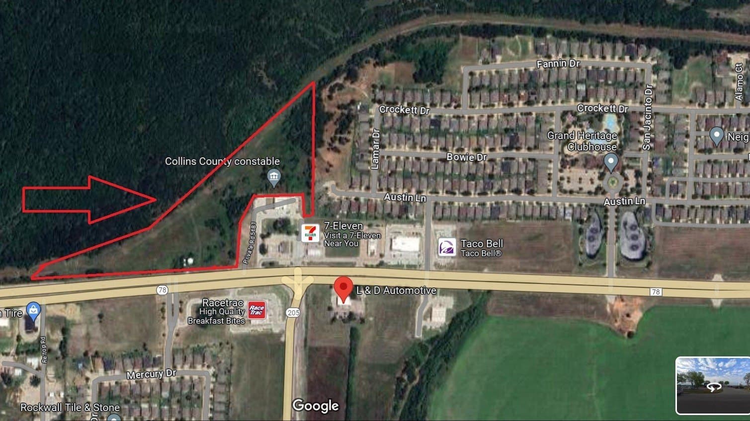 9.37 acres in Collin County