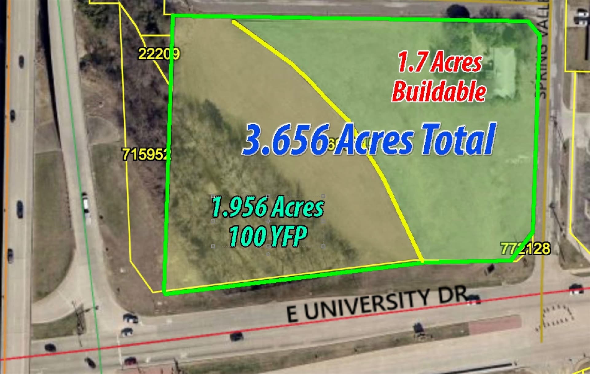 3.67 acres in Denton County