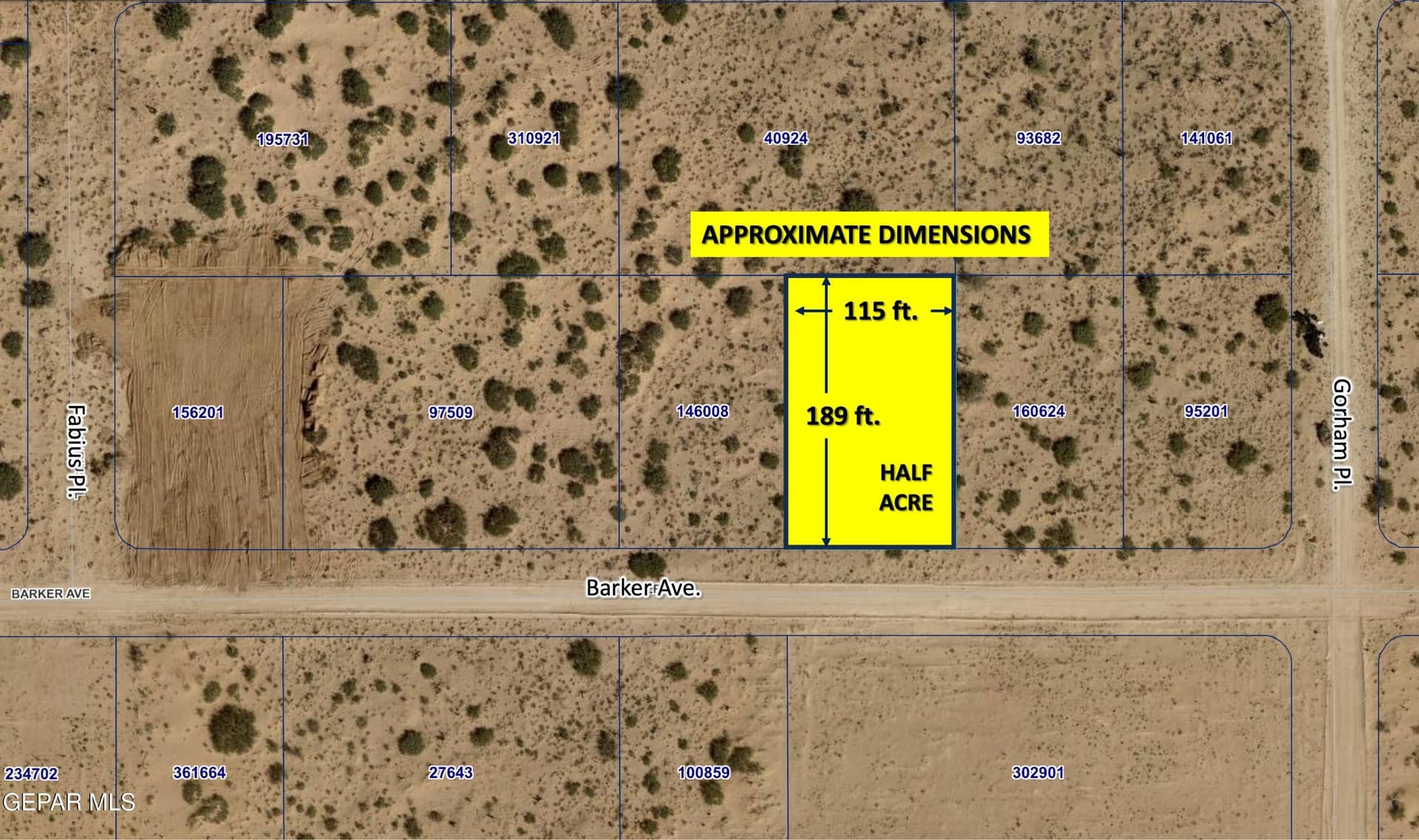 0.5 acres in El Paso County
