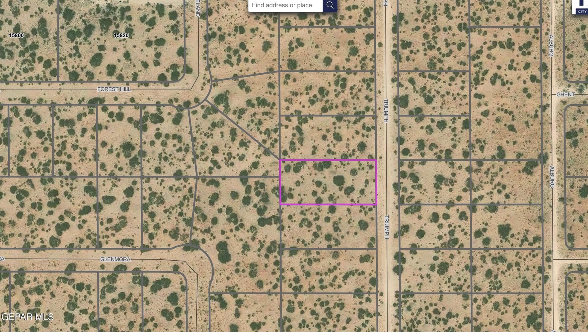 0.67 acres in El Paso County