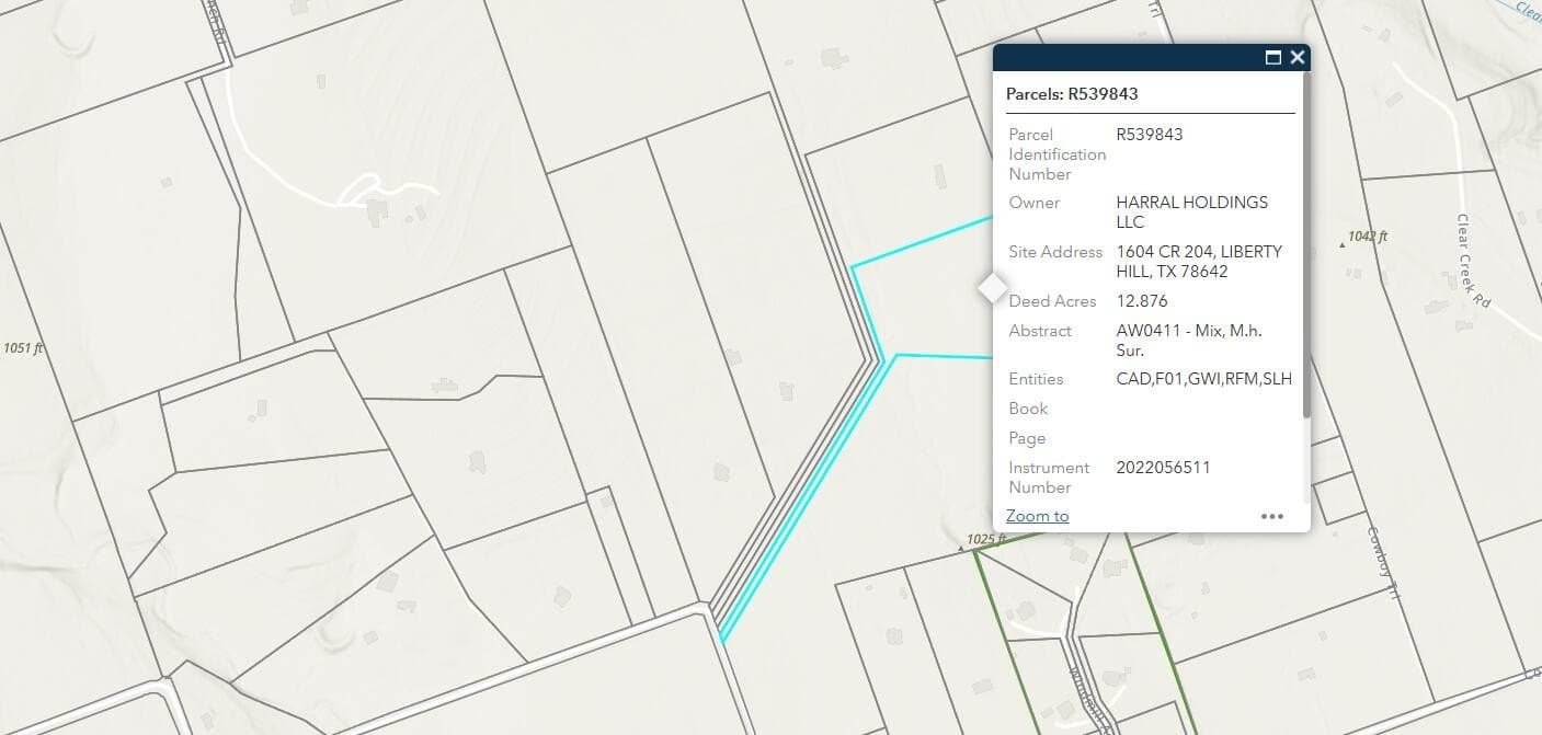 12.88 acres in Williamson County