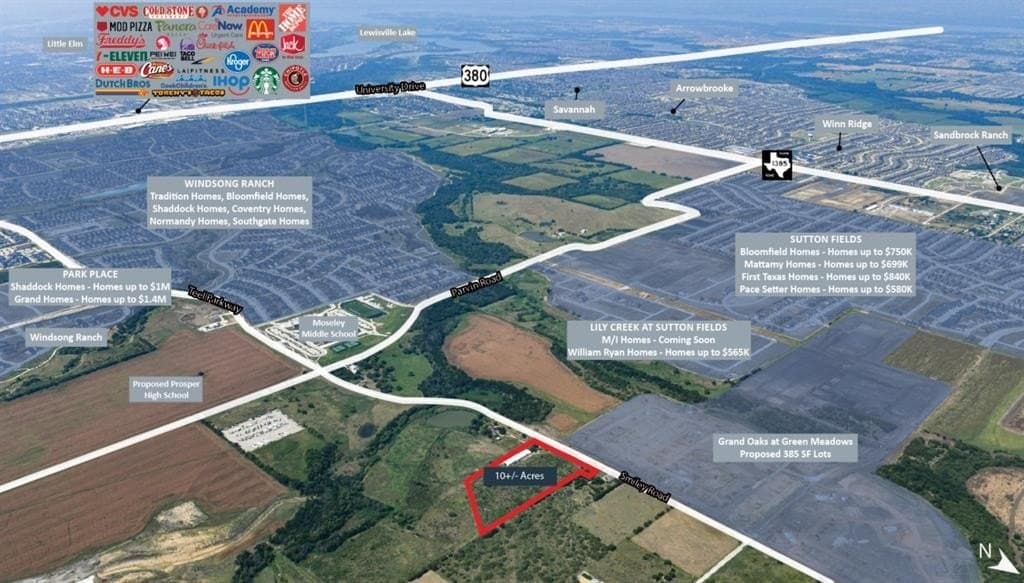 10 acres in Collin County