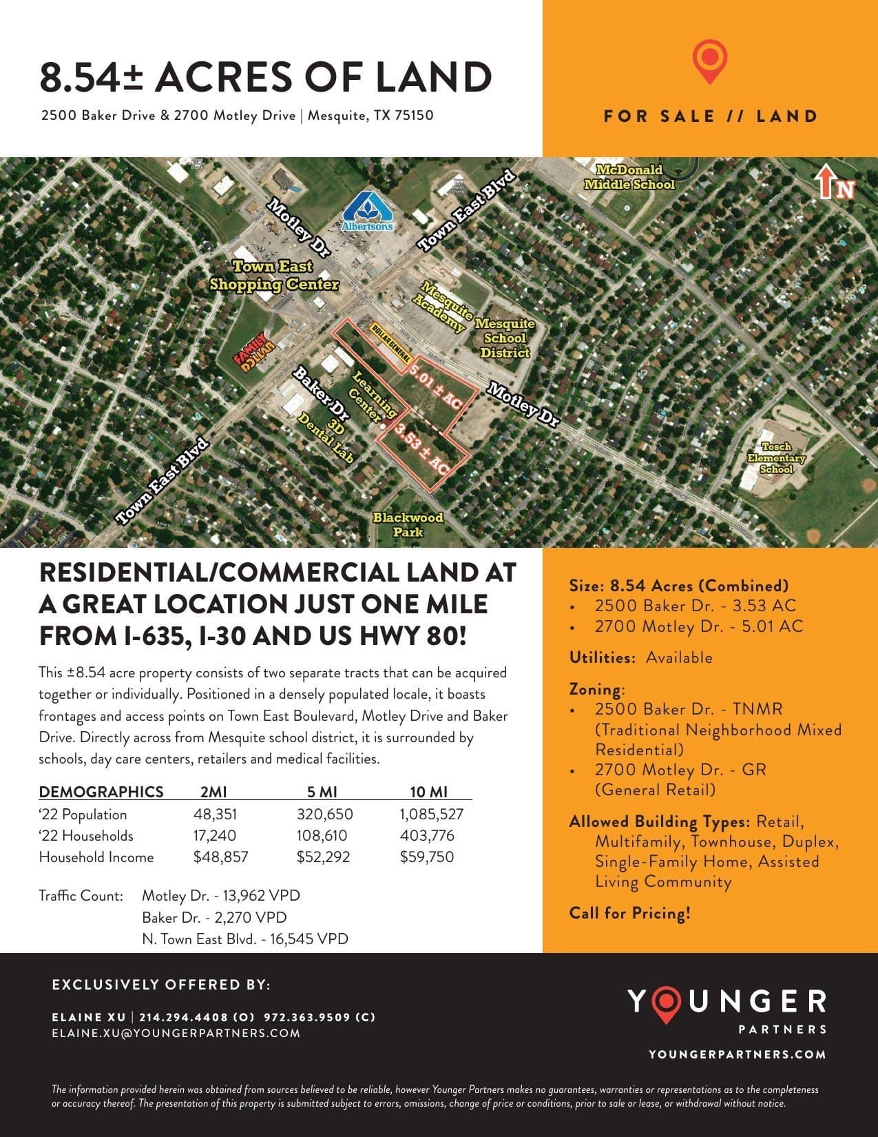 5.05 acres in Dallas County