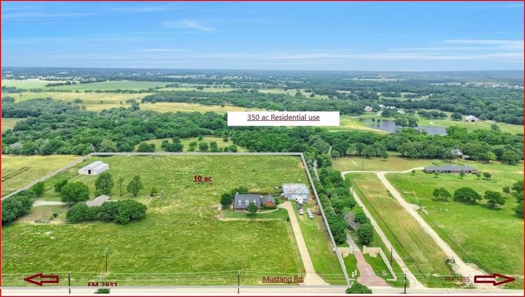 10 acres in Denton County