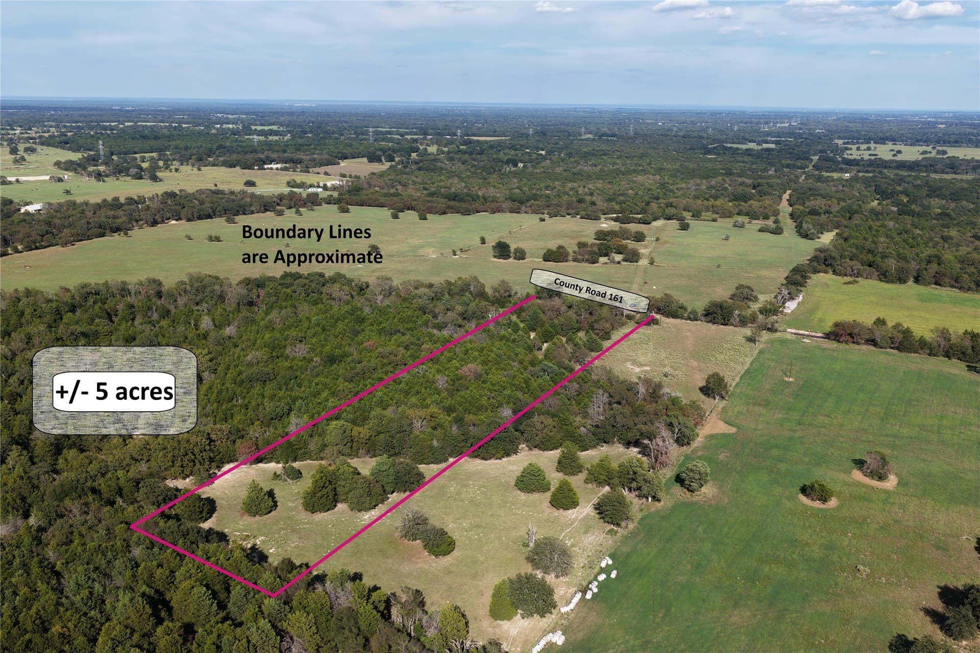 5 acres in Freestone County