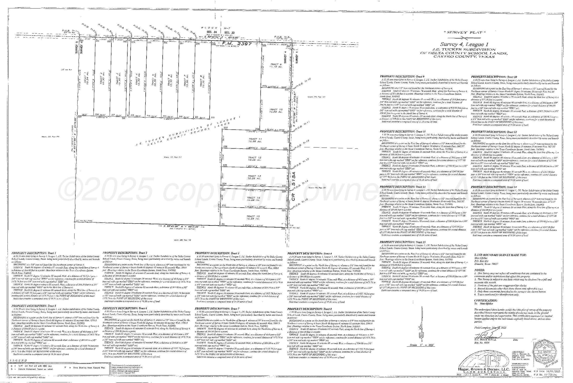 10 acres in Castro County