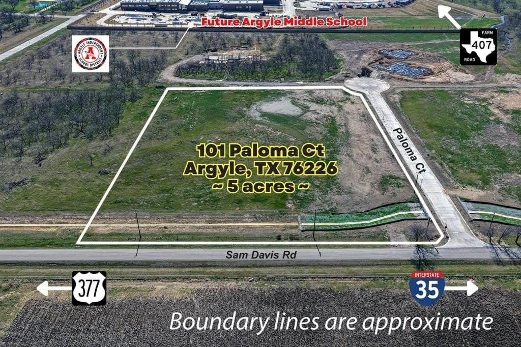 5.01 acres in Denton County