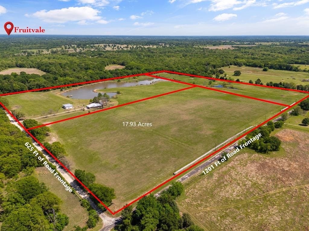 17.93 acres in Van Zandt County