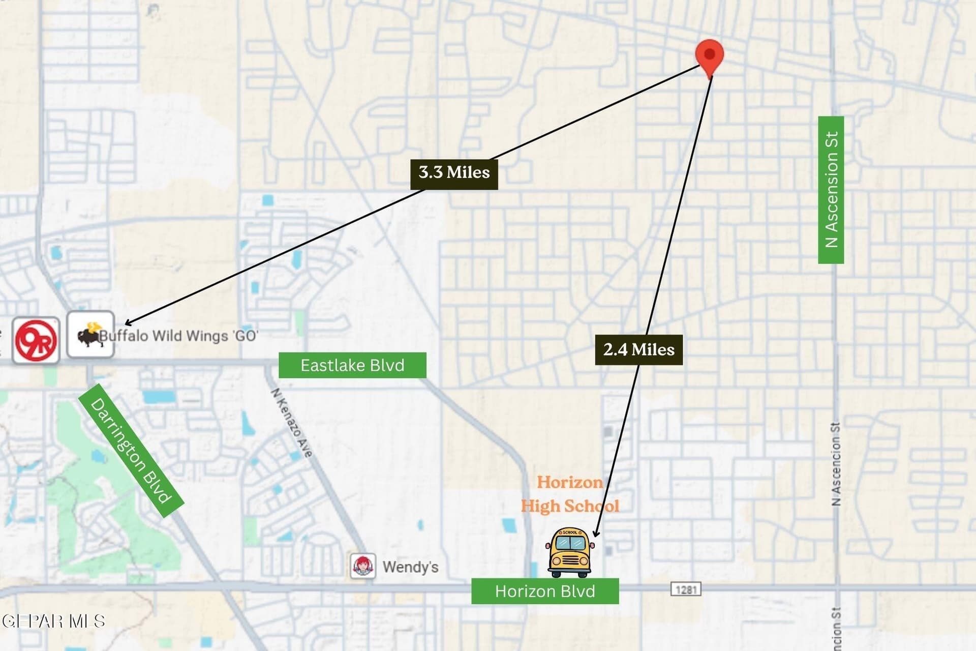 0.5 acres in El Paso County