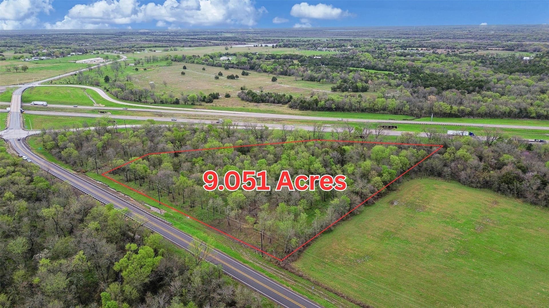 9.05 acres in Kaufman County