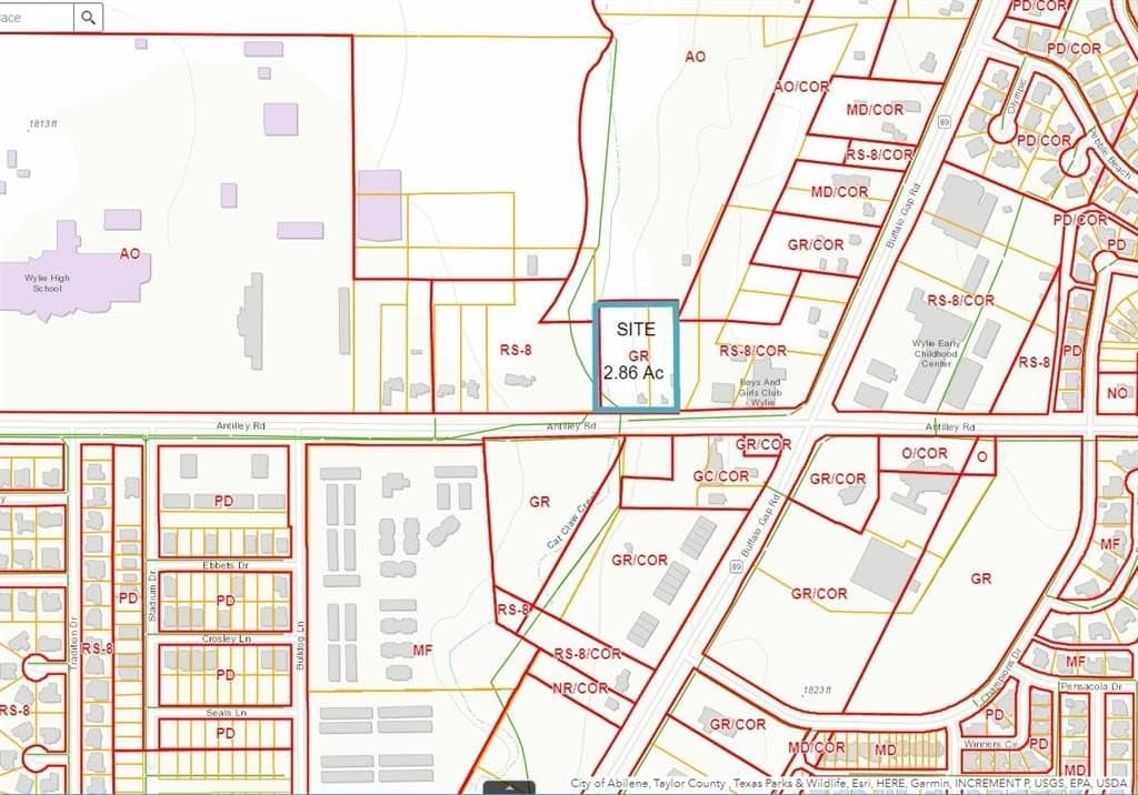 2.86 acres in Taylor County