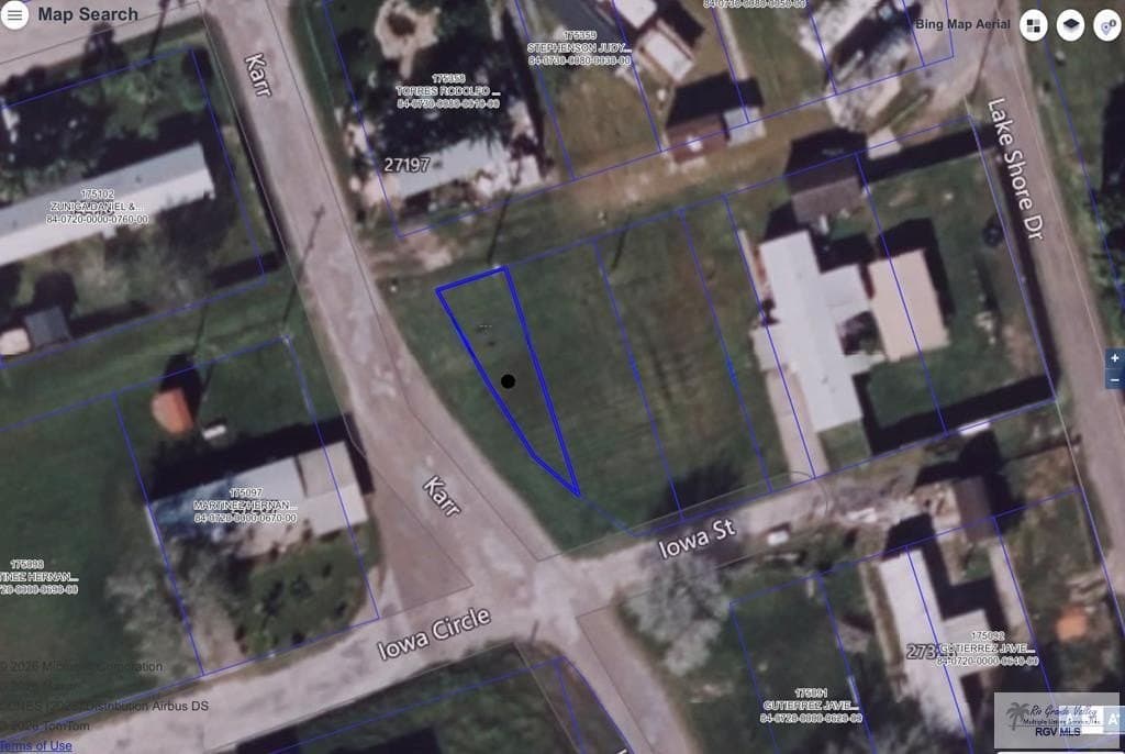 0.07 acres in CAMERON County
