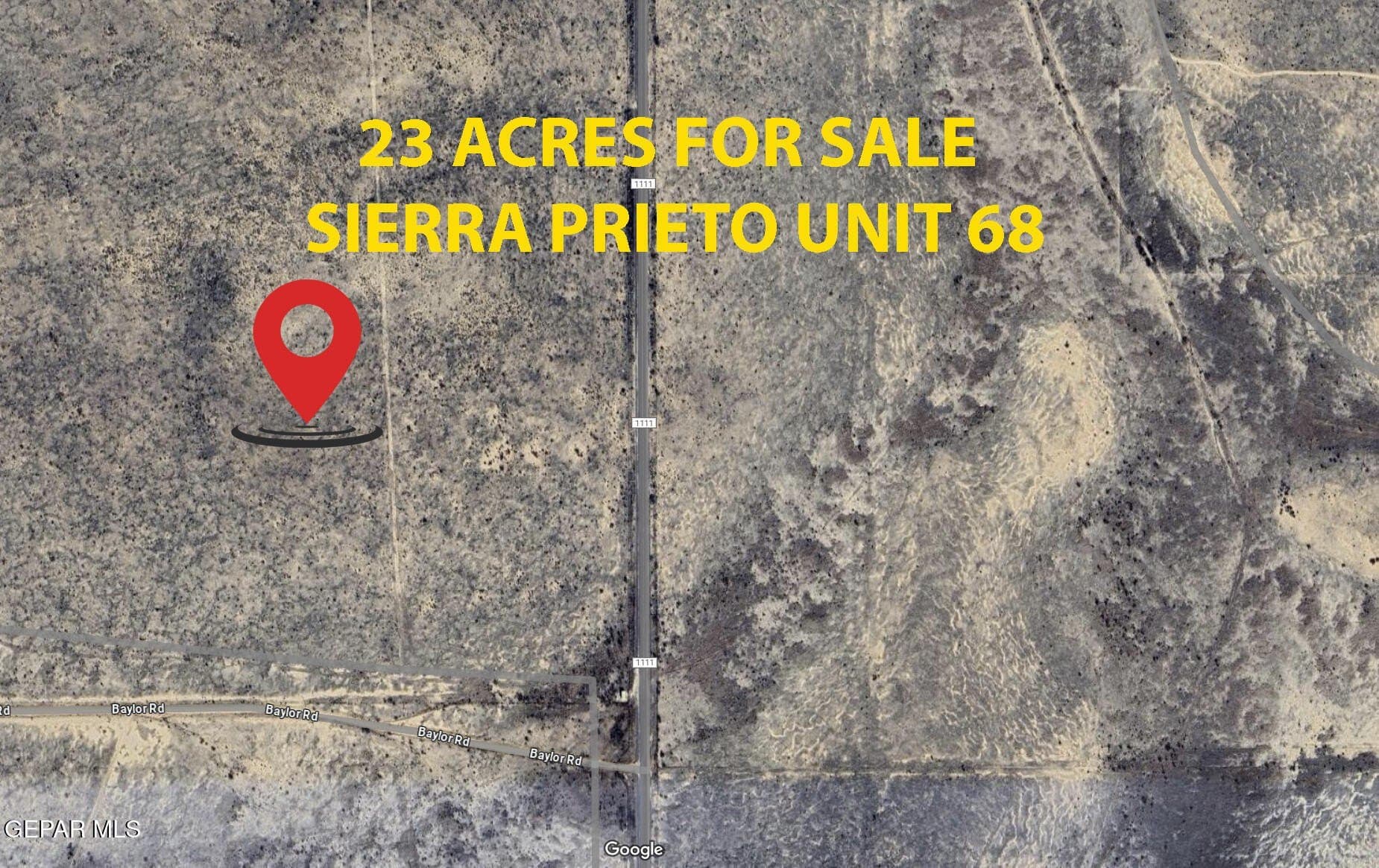 23 acres in Hudspeth County