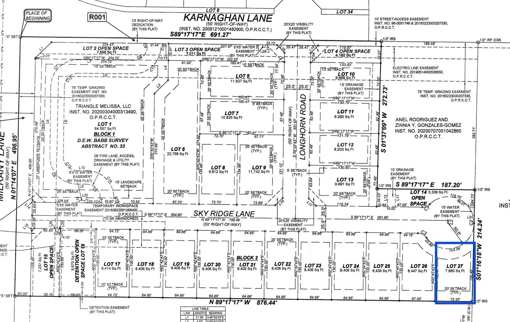 0.18 acres in Collin County