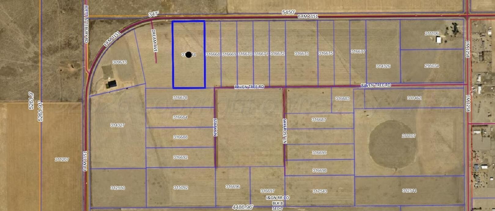 10.01 acres in Randall County