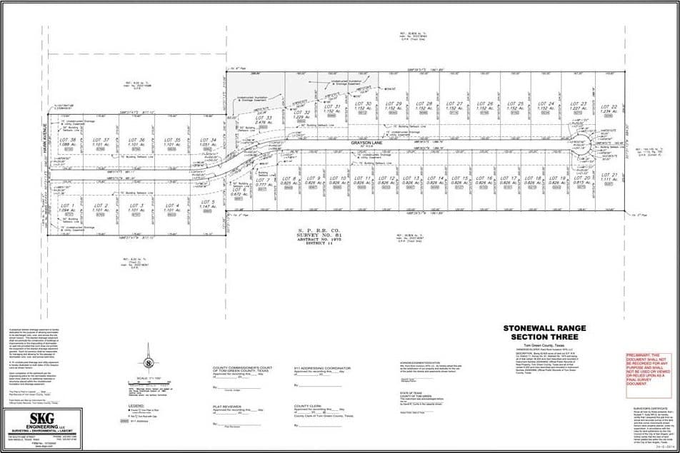 1.23 acres in Tom Green County