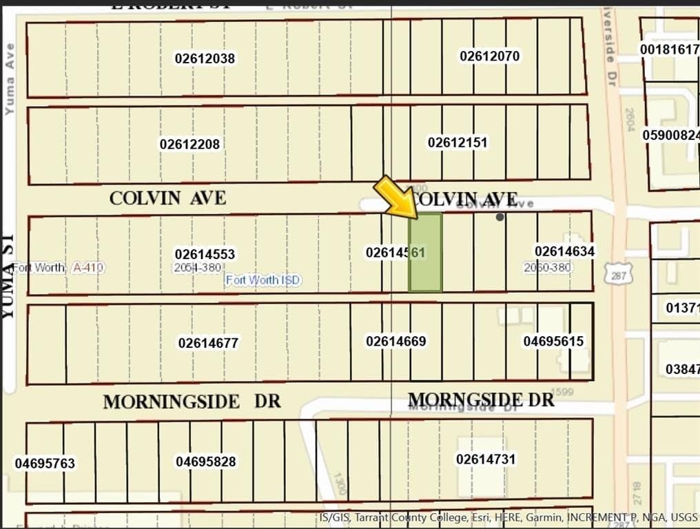 0.14 acres in Tarrant County