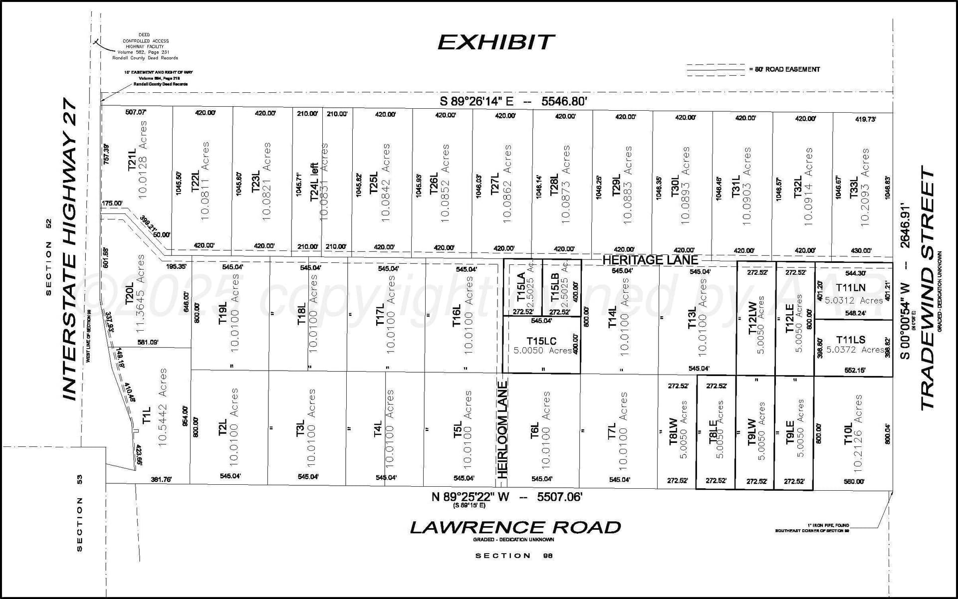 5 acres in Randall County