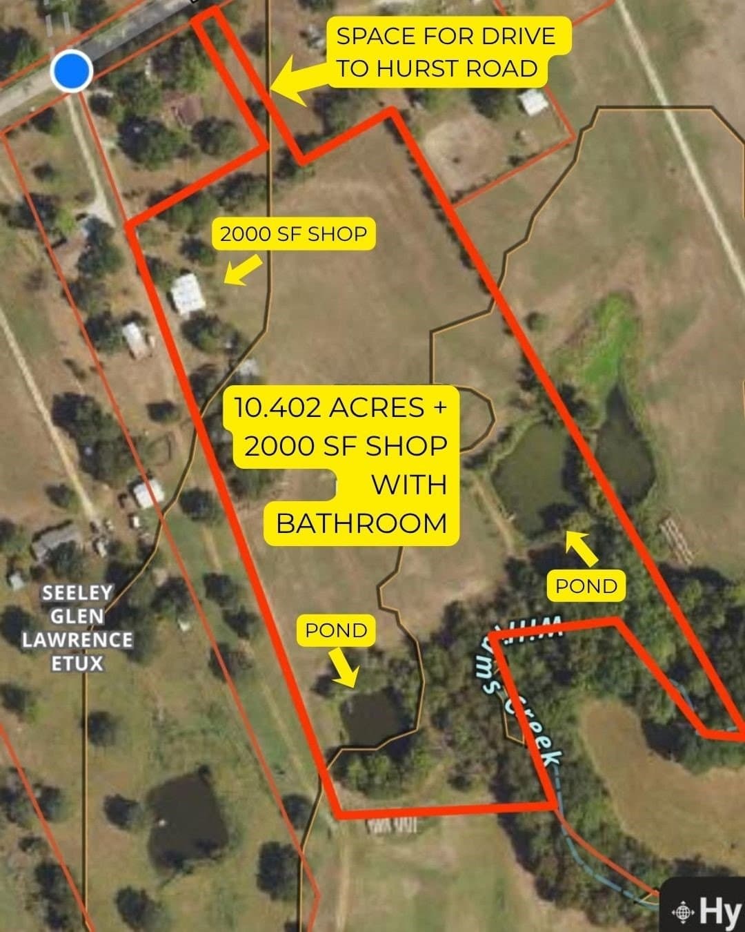 10.4 acres in McLennan County