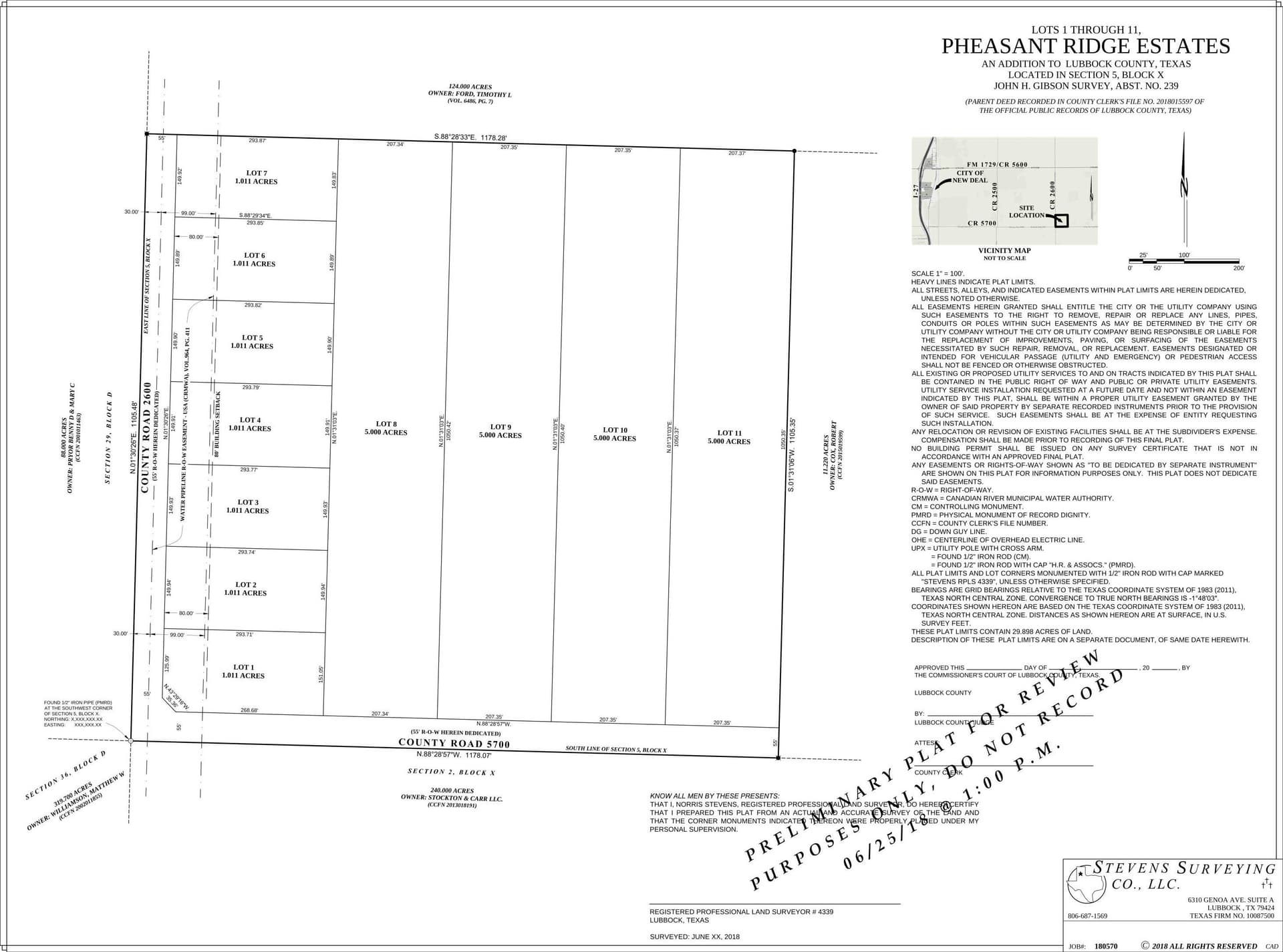 27 acres in Lubbock County