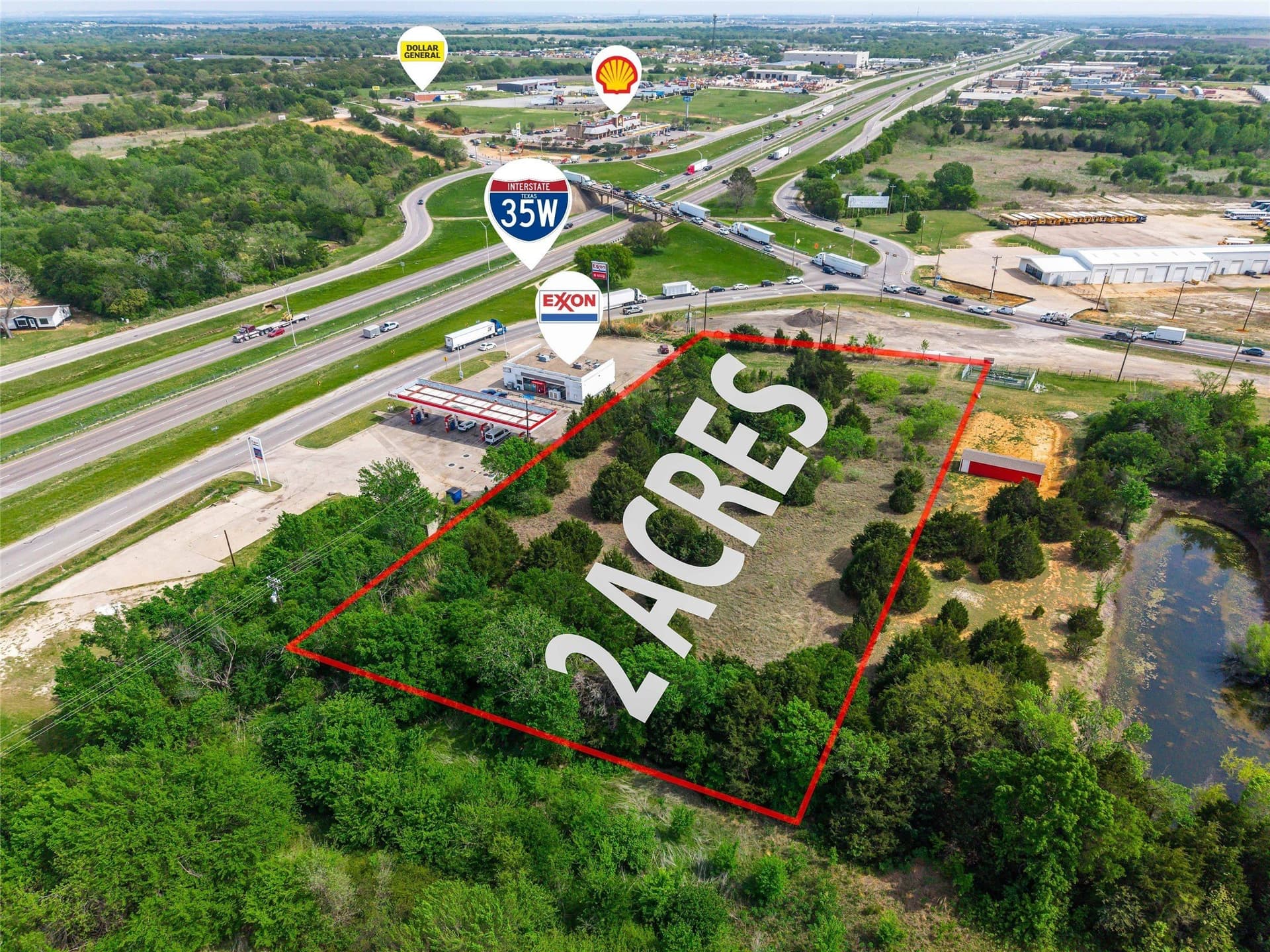 2 acres in Johnson County