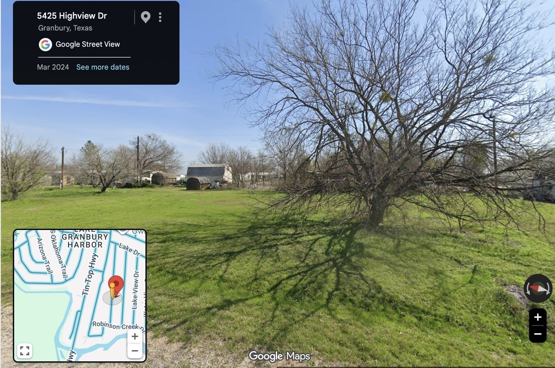 0.03 acres in Hood County