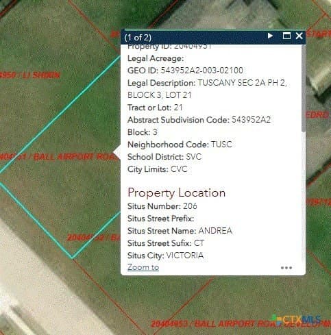 0.18 acres in Victoria County